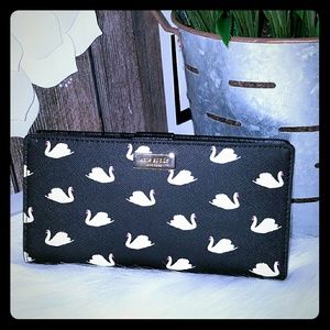 Kate spade Stacy swan wallet